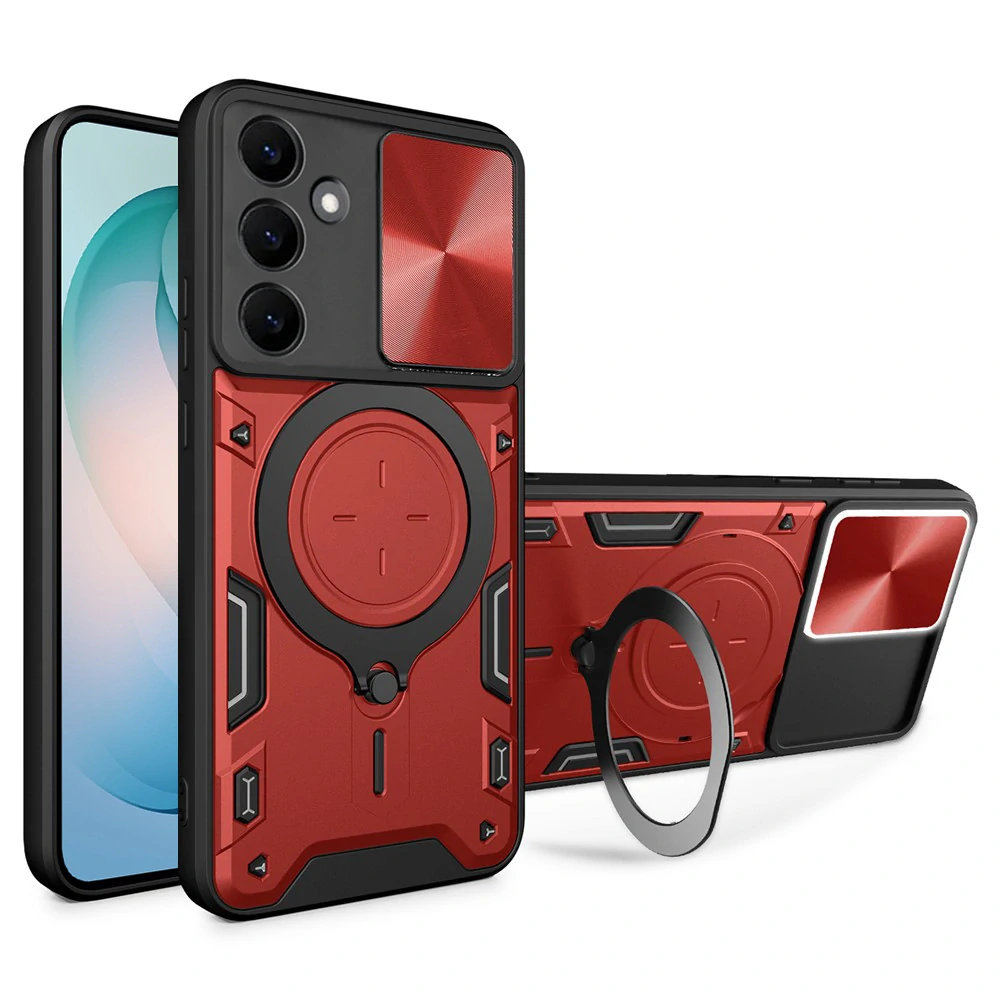 Kryt Samsung Galaxy S26 Plus Techsuit CamGuard Pro - červený