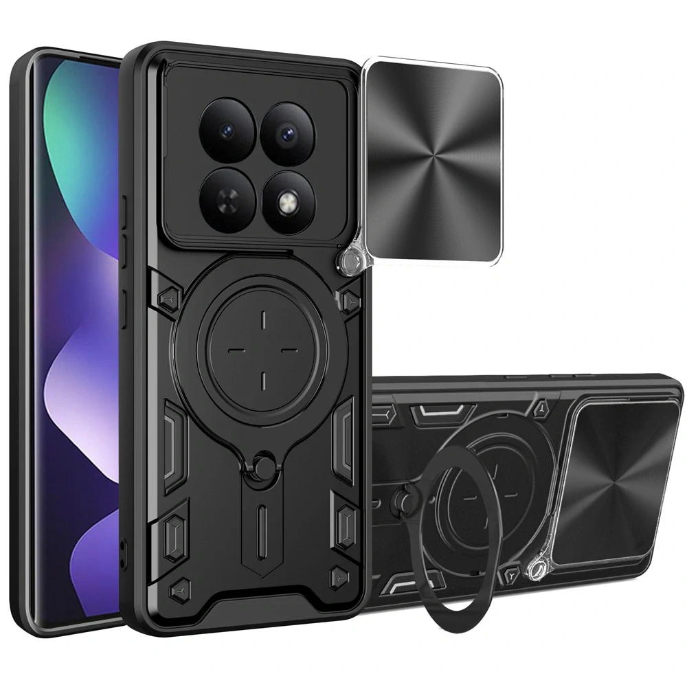 Kryt Xiaomi Redmi Note 15 4G/5G / Poco M8 5G,Techsuit CamGuard Pro, černý