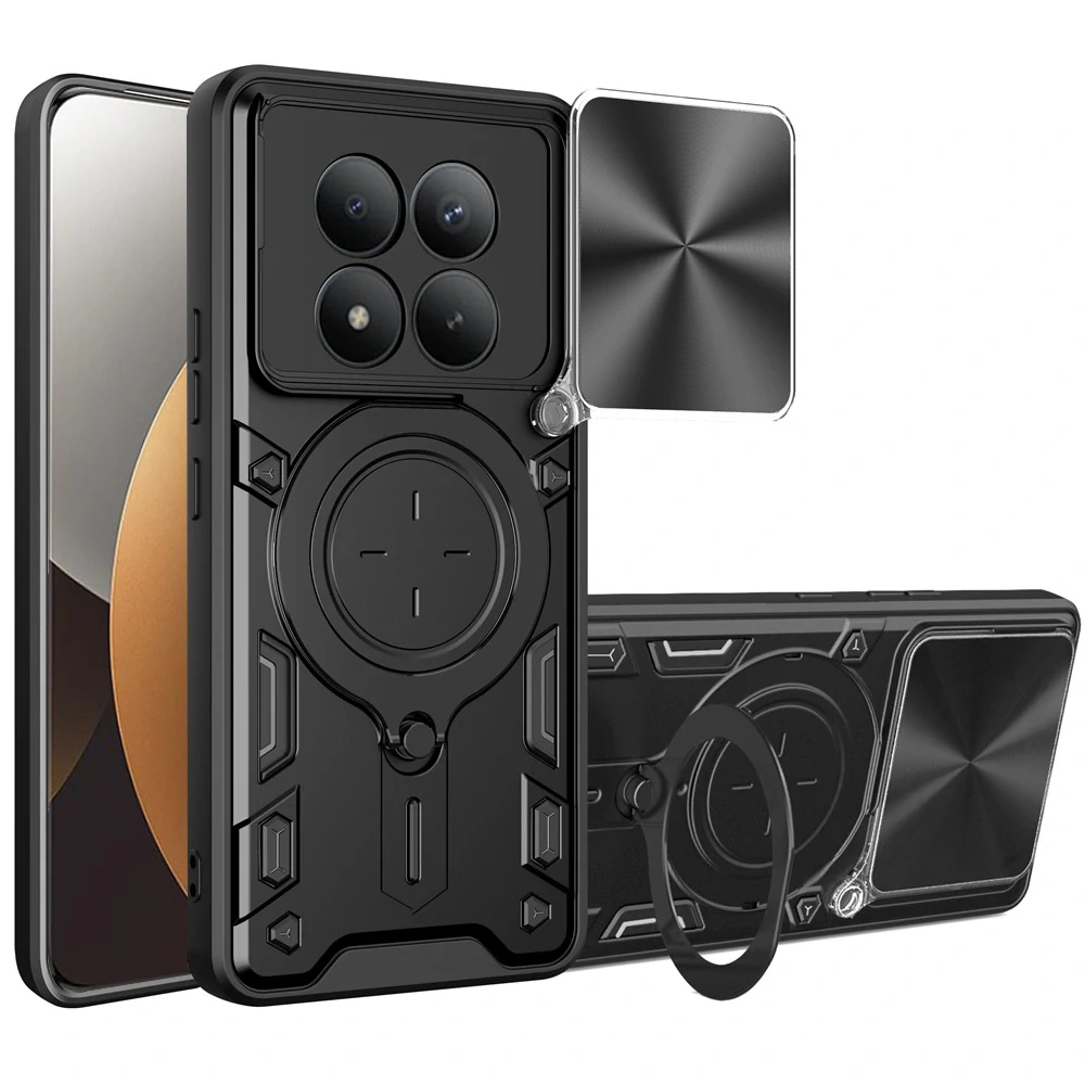 Kryt Xiaomi Redmi Note 15 Pro+ 5G / Poco M8 Pro 5G,Techsuit CamGuard Pro, černý