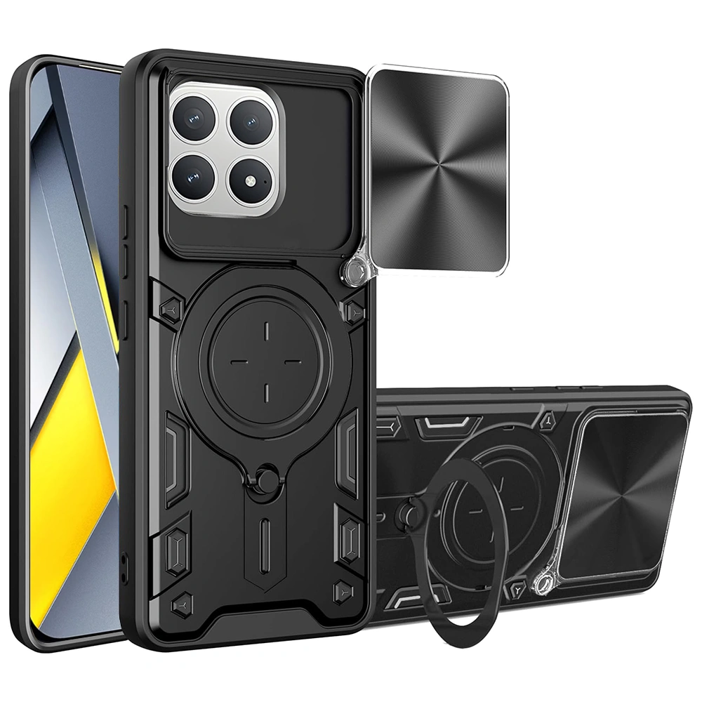 Kryt Xiaomi Poco F8 Pro, Techsuit CamGuard Pro, černý