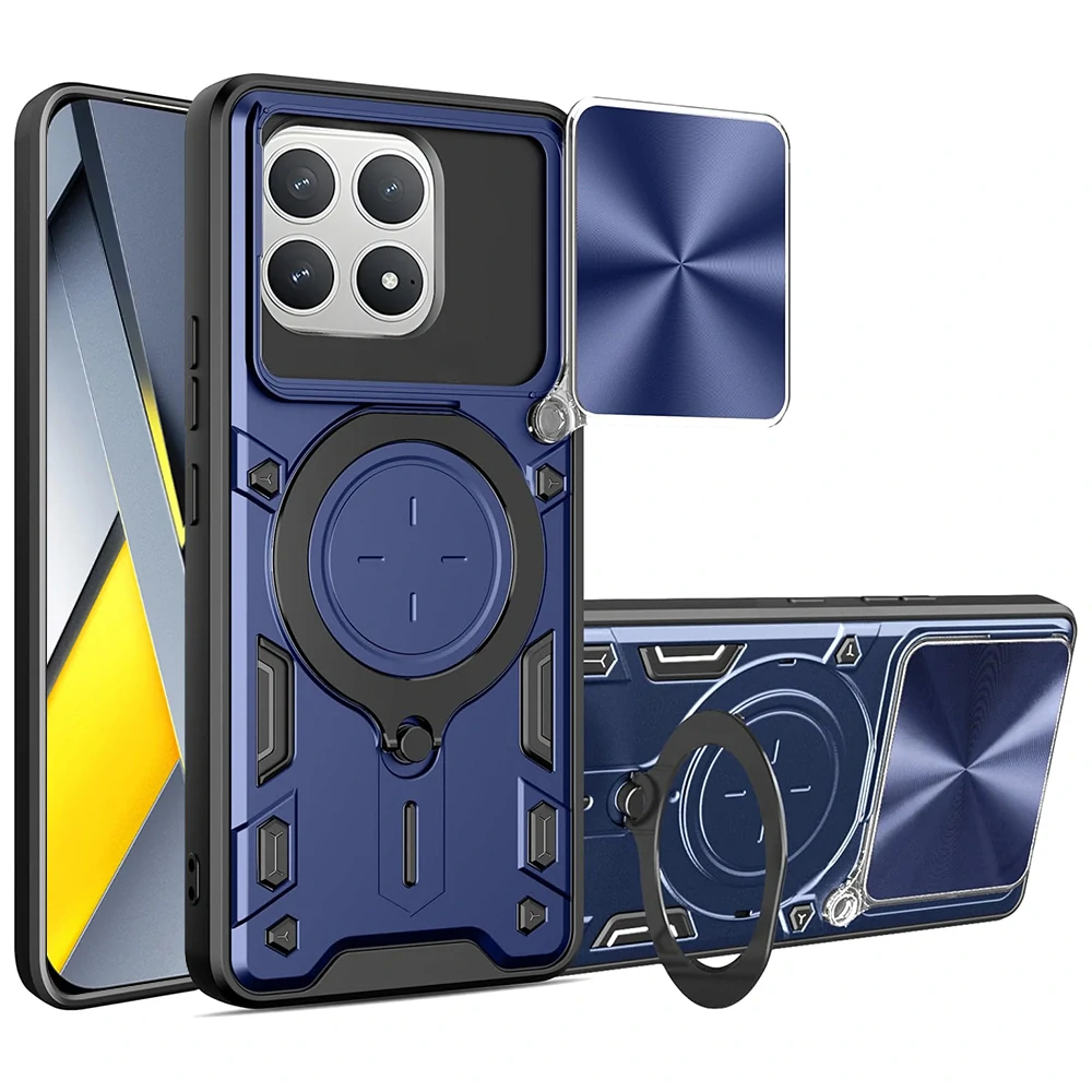 Kryt Xiaomi Poco F8 Pro, Techsuit CamGuard Pro, modrý