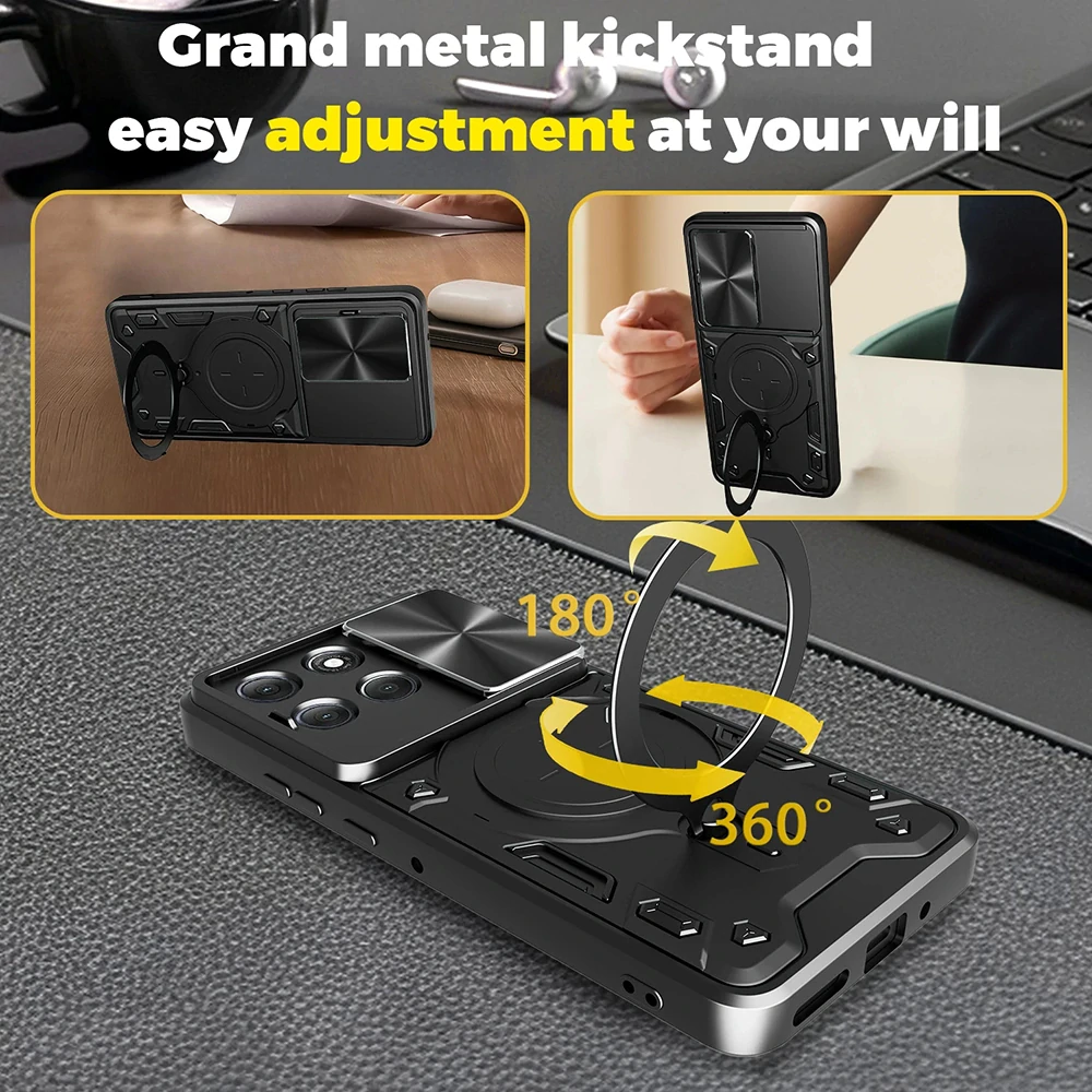 Kryt Motorola Moto G86, Techsuit CamGuard Pro - modrý