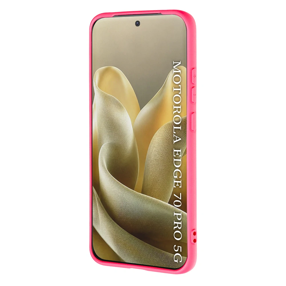 Kryt Motorola EDGE 70 Pro, SoftFlex - hot pink