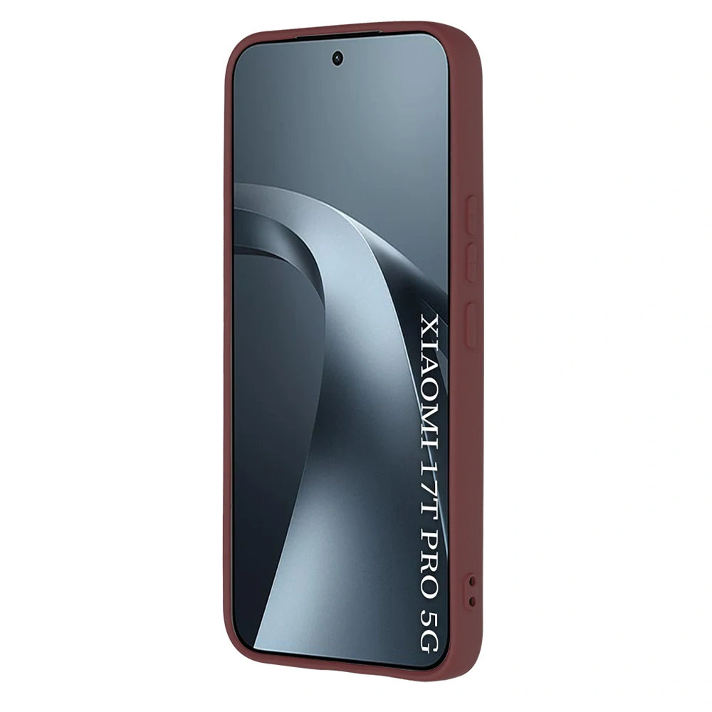 Kryt Xiaomi 17T Pro, Techsuit SoftFlex - plum red