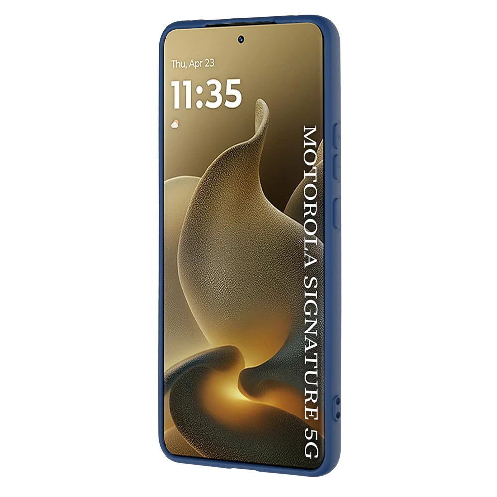 Kryt Motorola Signature, SoftFlex - navy blue