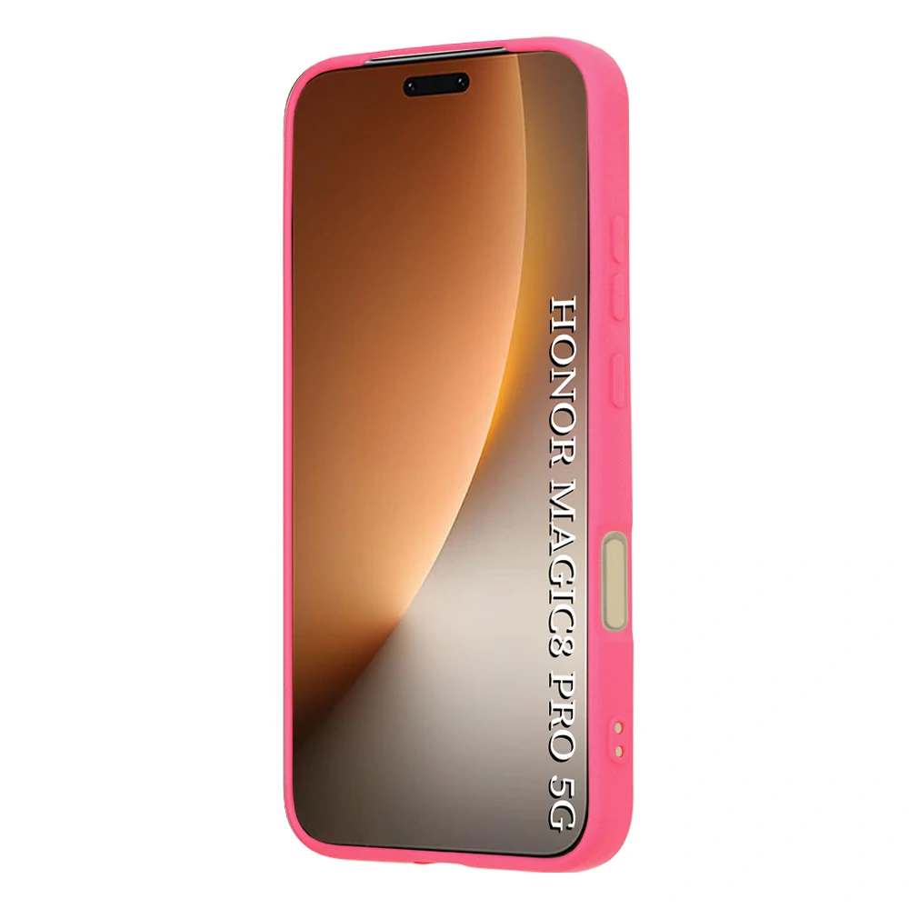 Kryt Honor Magic 8 Pro, Techsuit SoftFlex - hot pink
