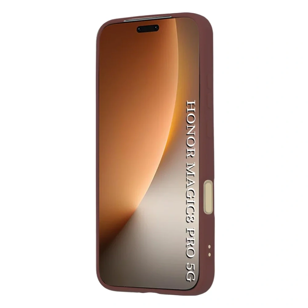 Kryt Honor Magic 8 Pro, Techsuit SoftFlex - plum red