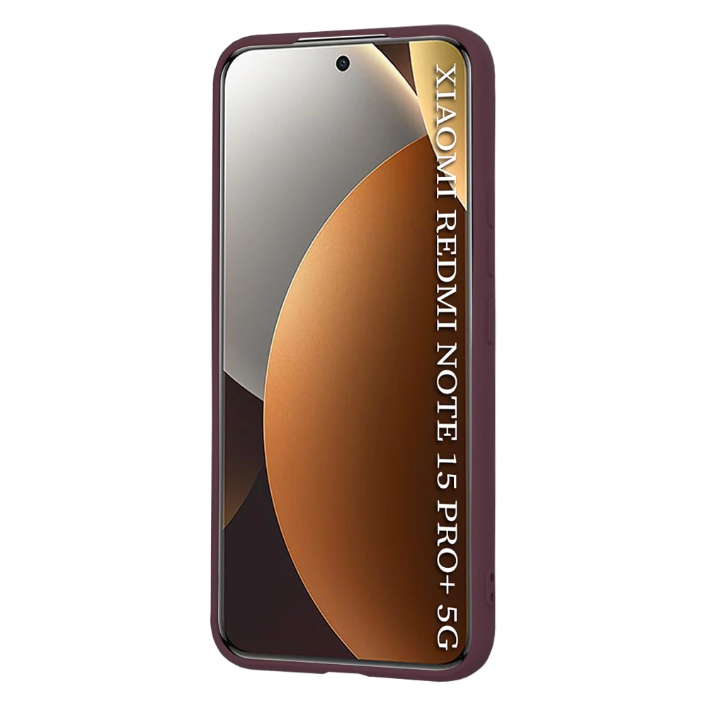 Kryt Xiaomi Redmi Note 15 Pro+ 5G / M8 Pro 5G, SoftFlex - plum red