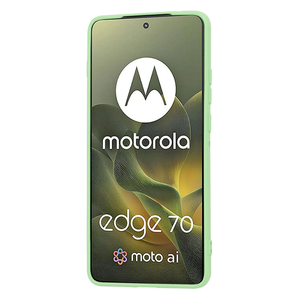 Kryt Motorola EDGE 70, SoftFlex - mint green