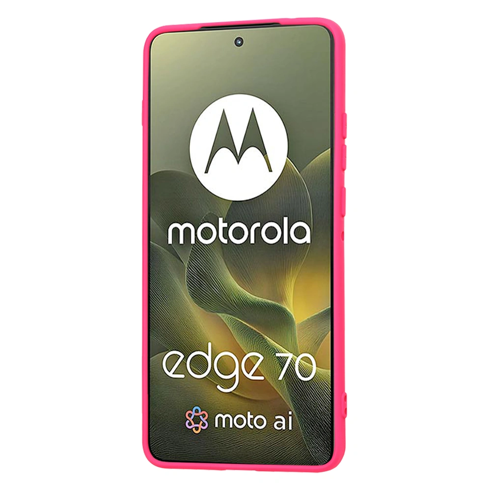 Kryt Motorola EDGE 70, SoftFlex - hot pink