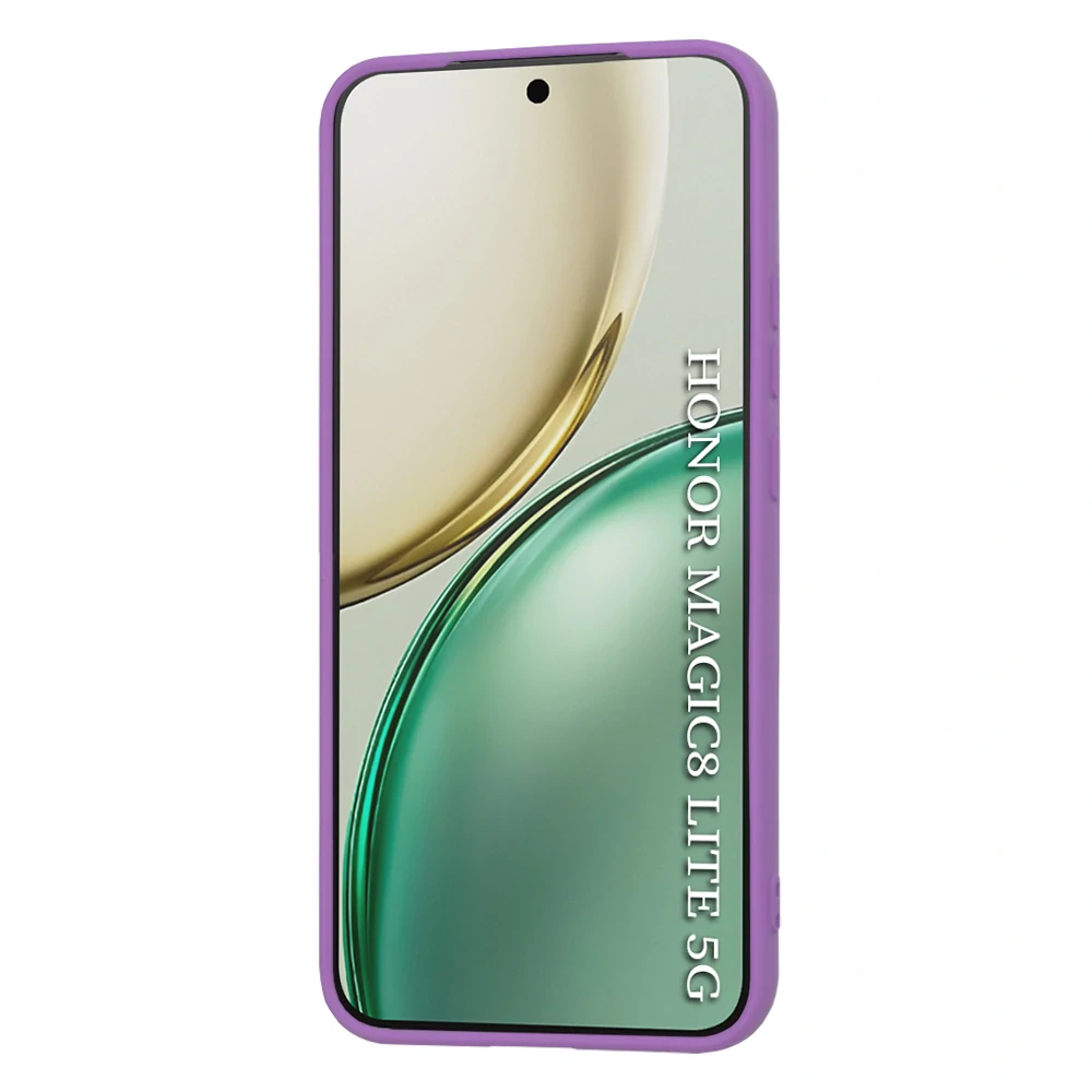 Kryt Honor Magic 8 Lite, Techsuit SoftFlex - purple