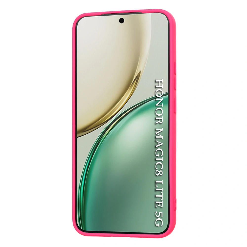 Kryt Honor Magic 8 Lite, Techsuit SoftFlex - hot pink