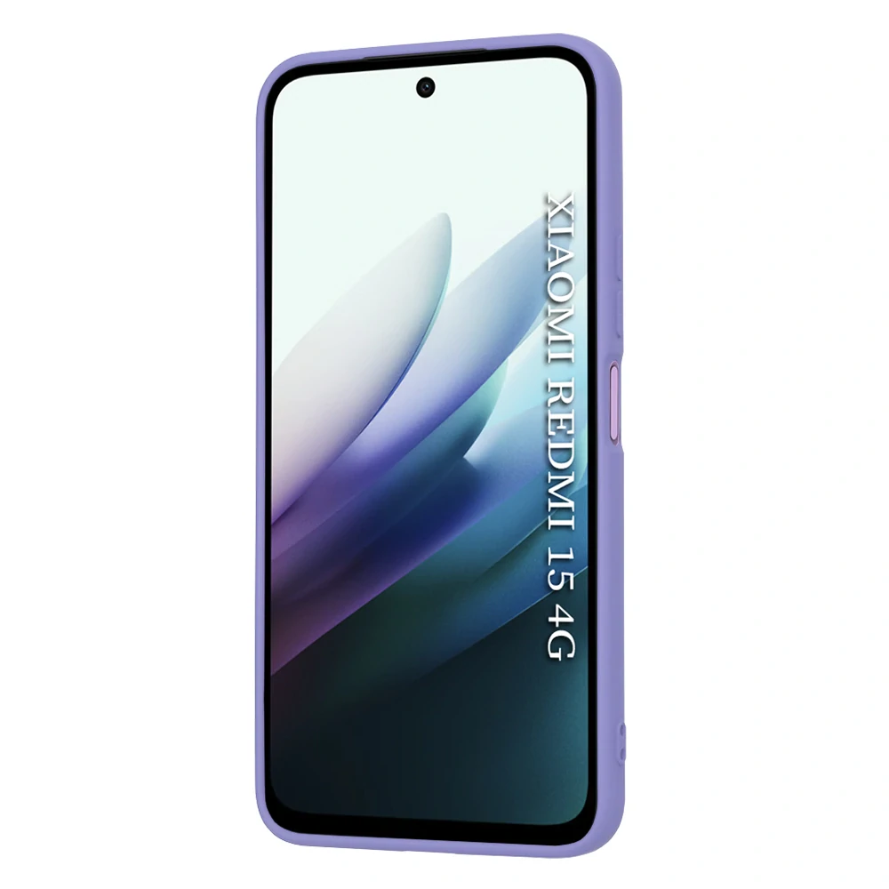 Kryt Xiaomi Redmi 15 4G/5G, Techsuit SoftFlex - light purple