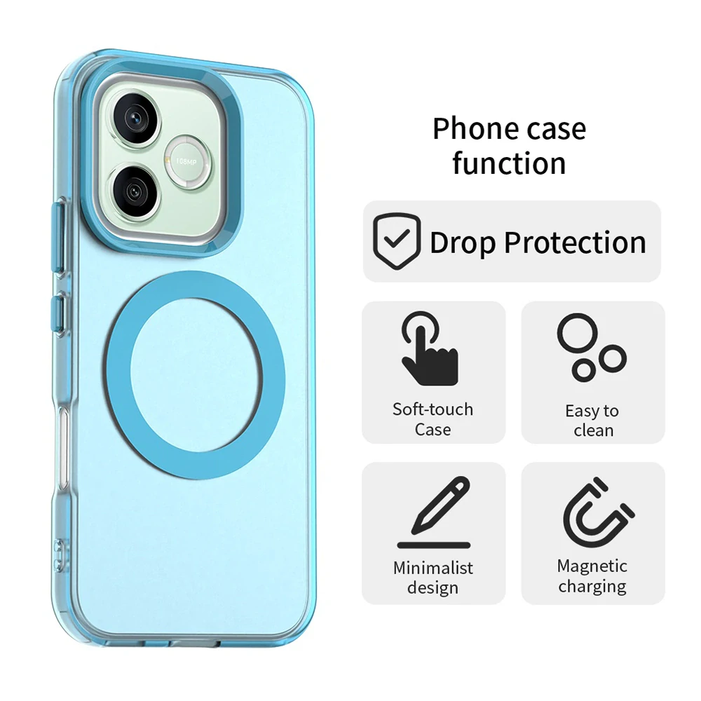 Kryt Honor 600 / 600 Pro, CandyCase MagSafe - blue