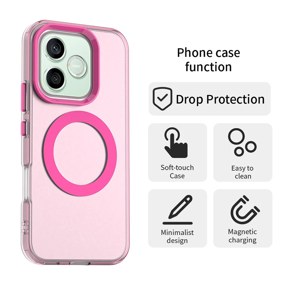 Kryt Honor 600 Lite, CandyCase MagSafe - pink