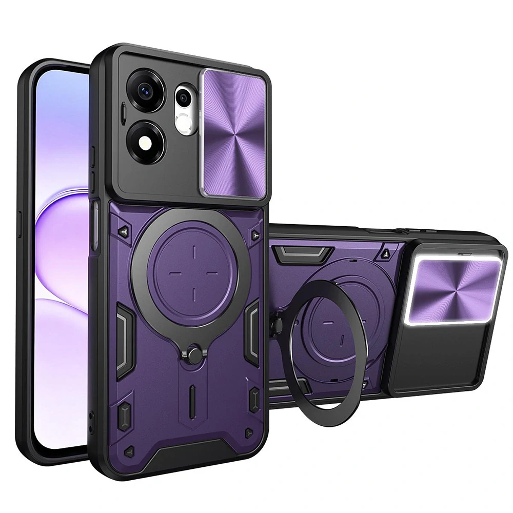 Kryt Honor 600 Smart, Techsuit CamGuard Pro - purple