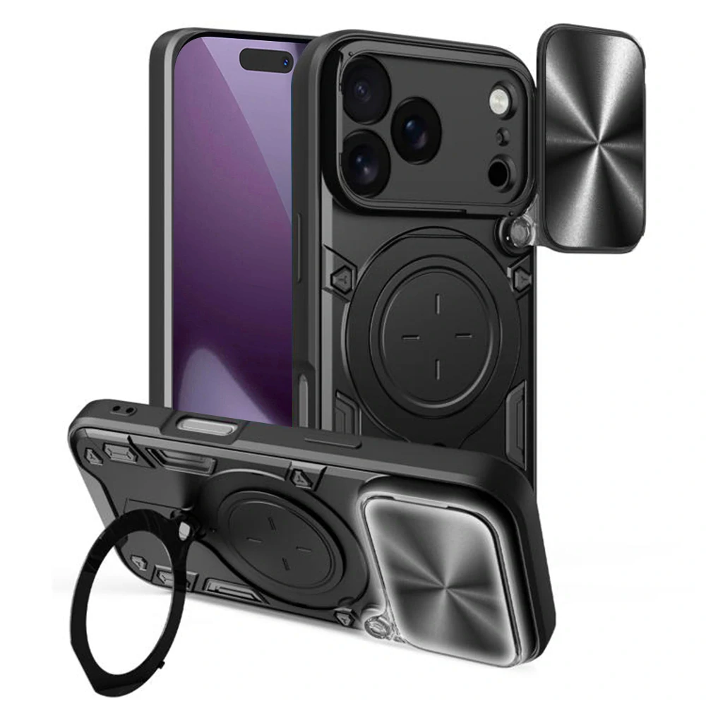 Kryt iPhone 18 Pro / 17 Pro Techsuit CamGuard Pro - černý