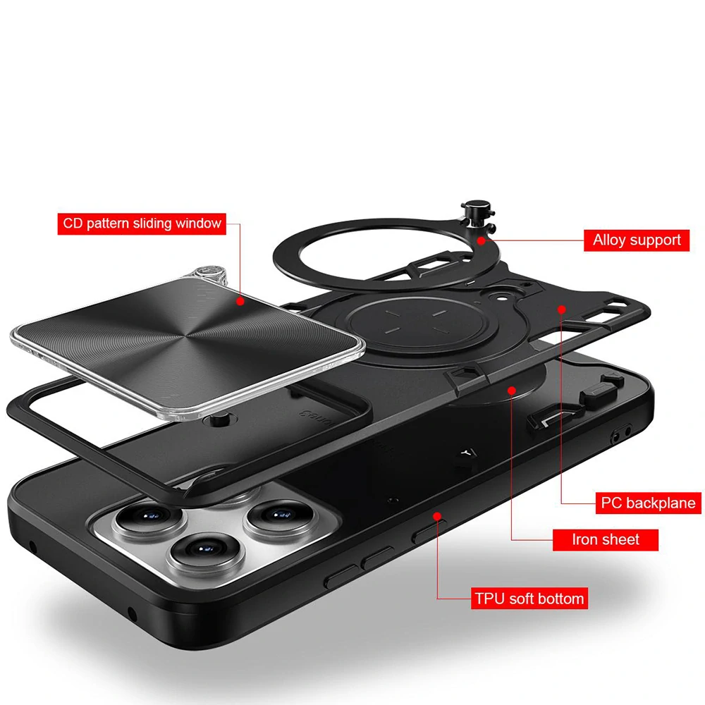 Kryt Motorola EDGE 70 Pro, Techsuit CamGuard Pro - černý