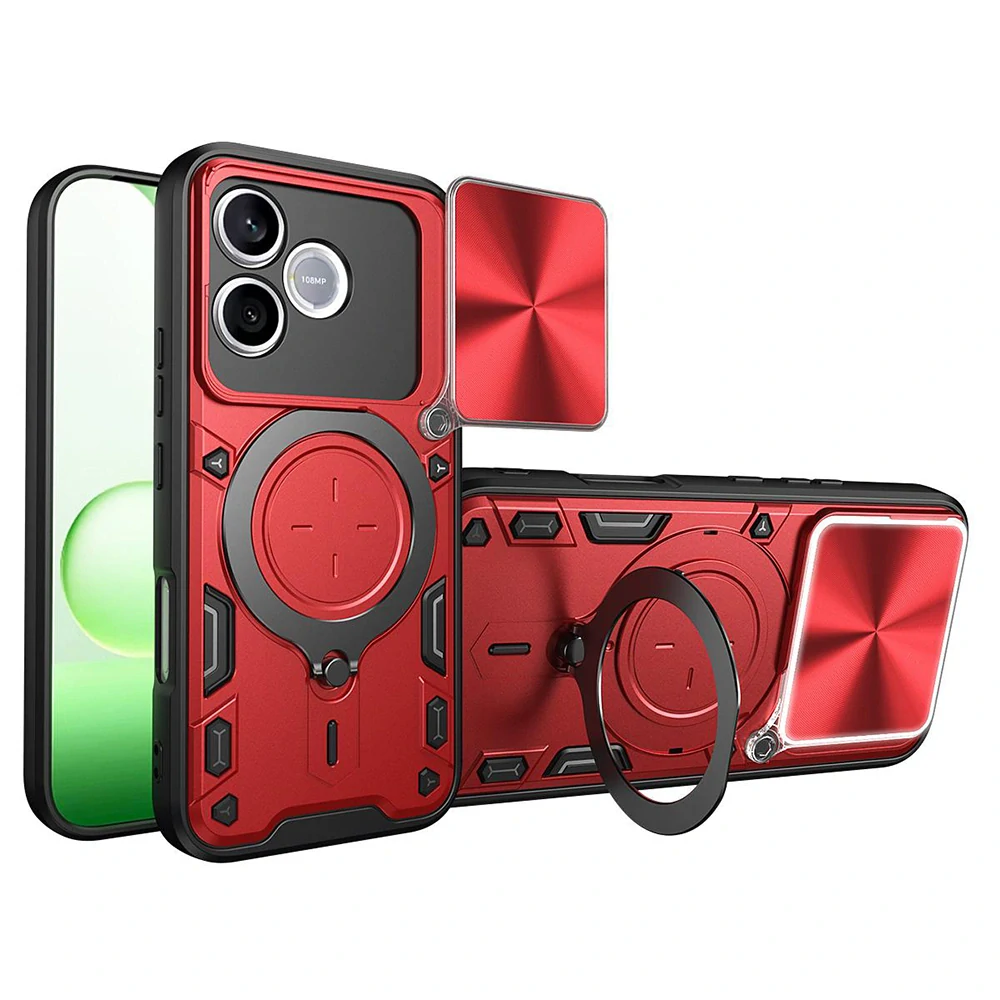 Kryt Honor 600 lite Techsuit CamGuard Pro - červený