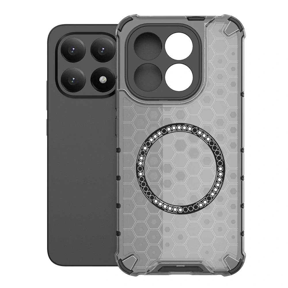 Kryt Xiaomi 15T, HoneyComb Shield MagSafe - černý