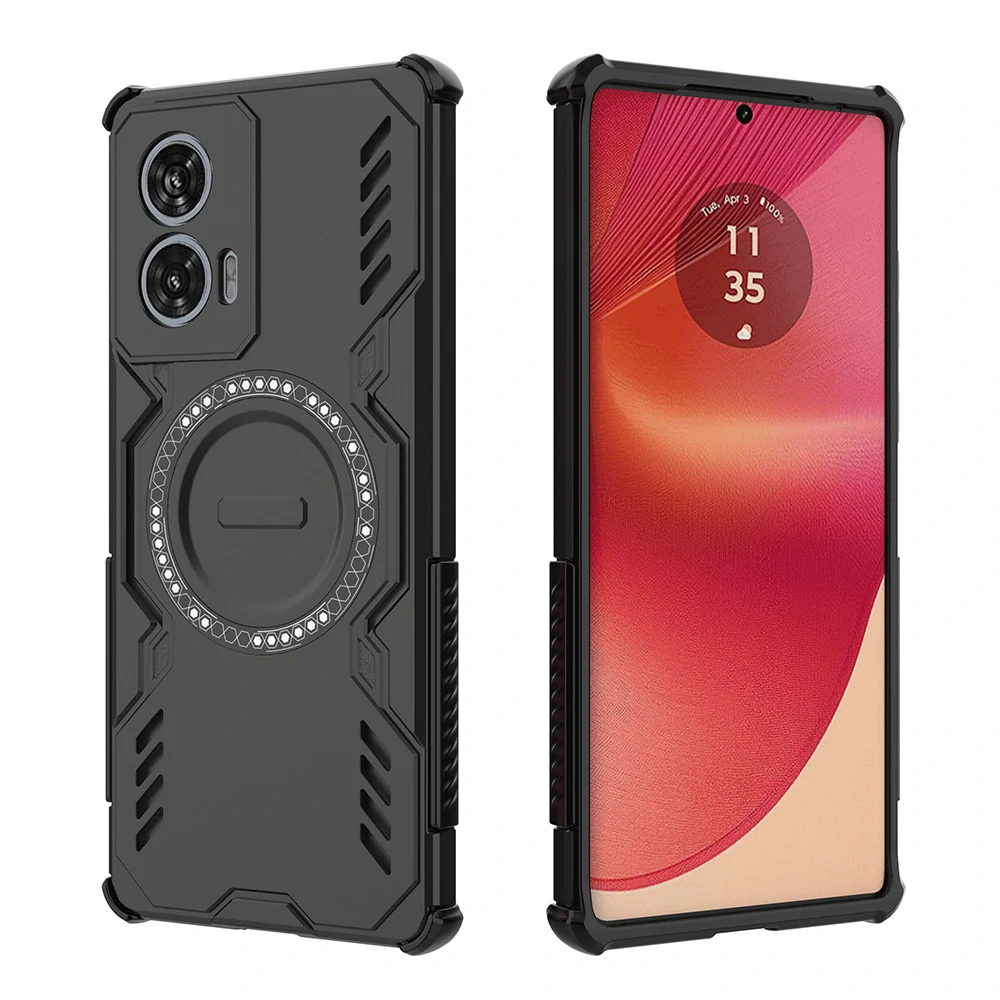 Kryt Motorola EDGE 50 Fusion, ArmorMag černý