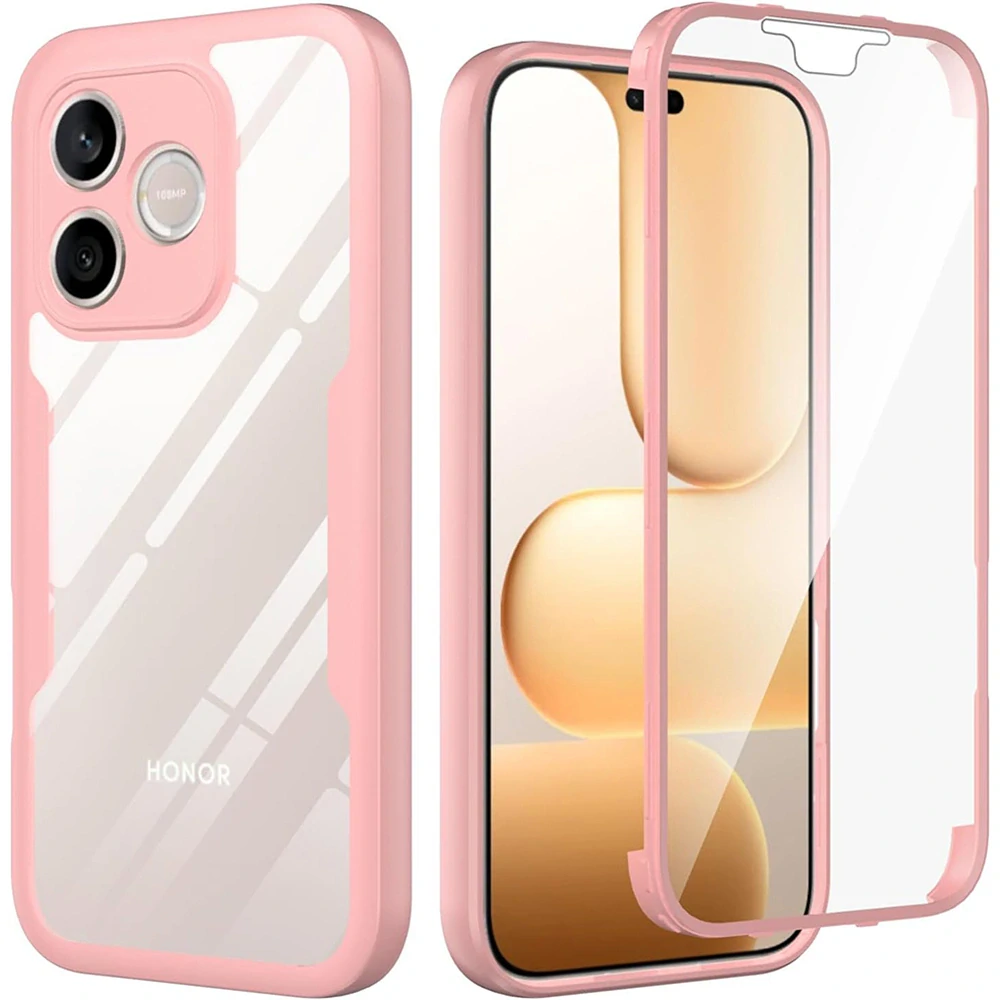 Pouzdro Honor 600 Lite, ColorVerse 360 - růžové