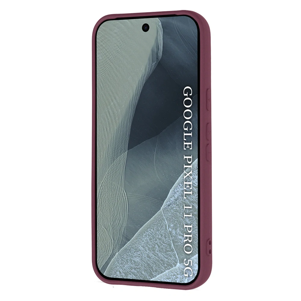 Kryt Google Pixel 11 Pro, Techsuit SoftFlex - plum red