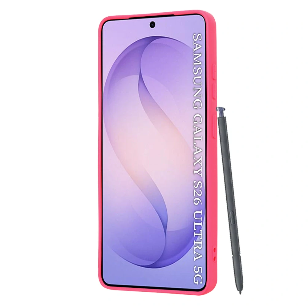 Kryt Samsung Galaxy S26 Ultra, SoftFlex MagSafe - hot pink