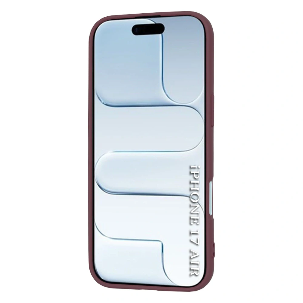 Kryt iPhone 17 Air, SoftFlex MagSafe - plum red