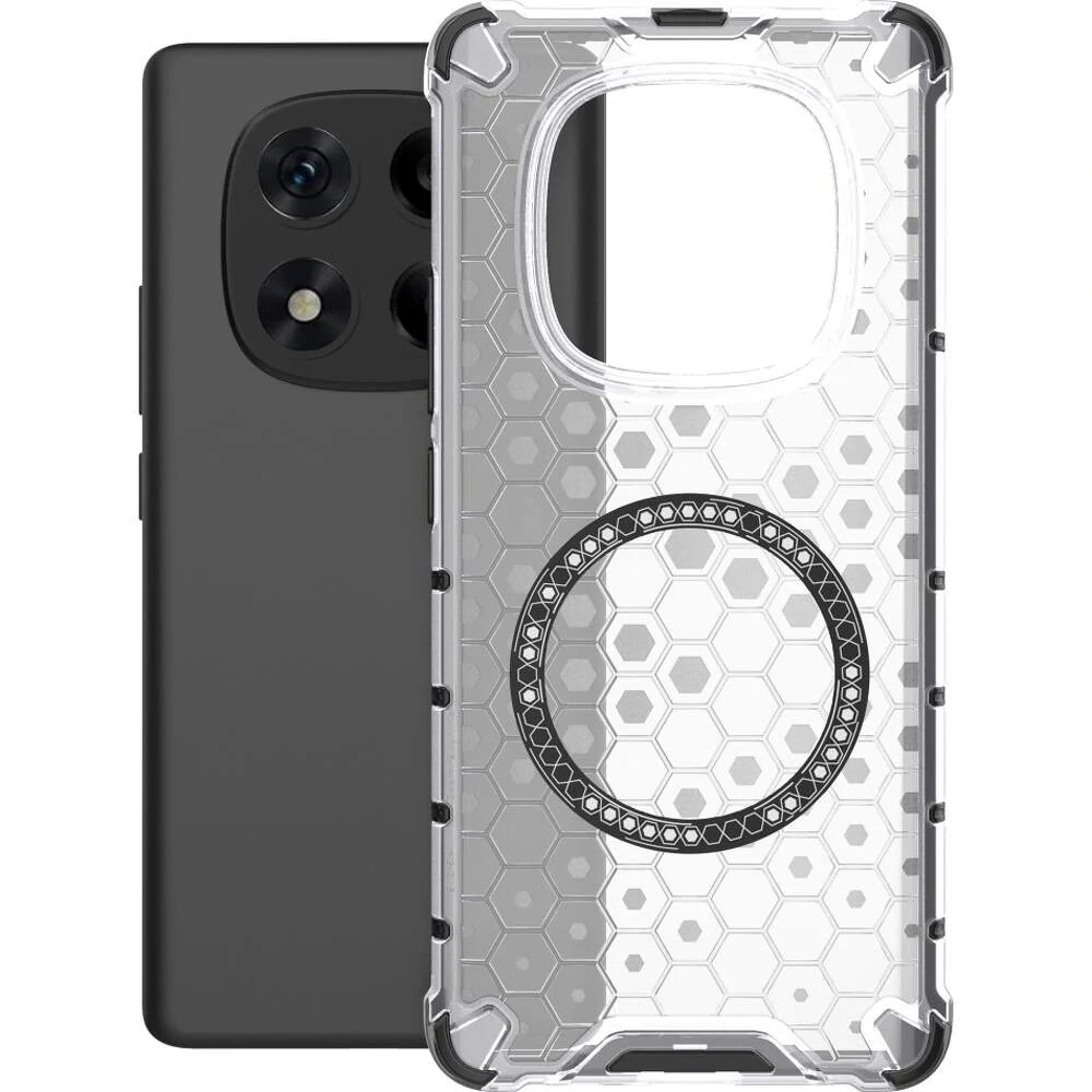 Kryt Xiaomi Redmi Note 14 Pro+ 5G, HoneyComb Shield MagSafe - bílý