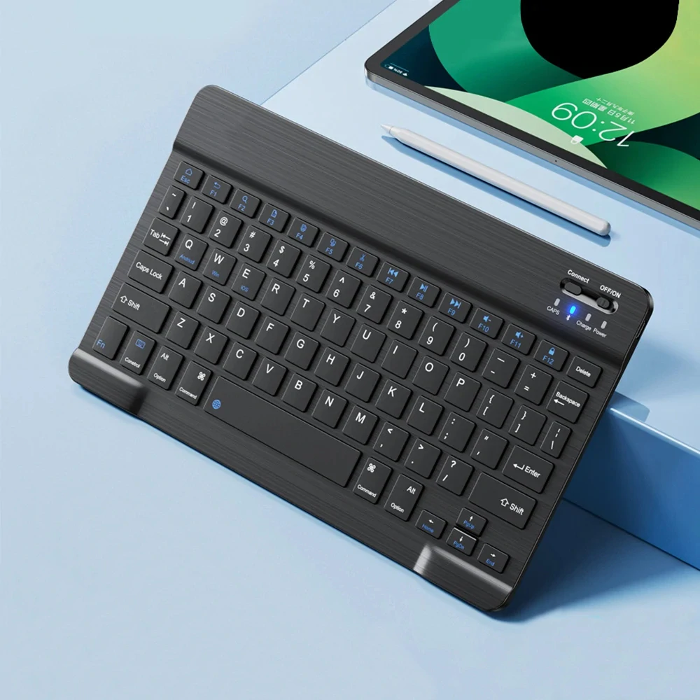 Bezdrátová klávesnice AirKeys (WK1) – pro Android, Windows, iOS, Bluetooth – černá
