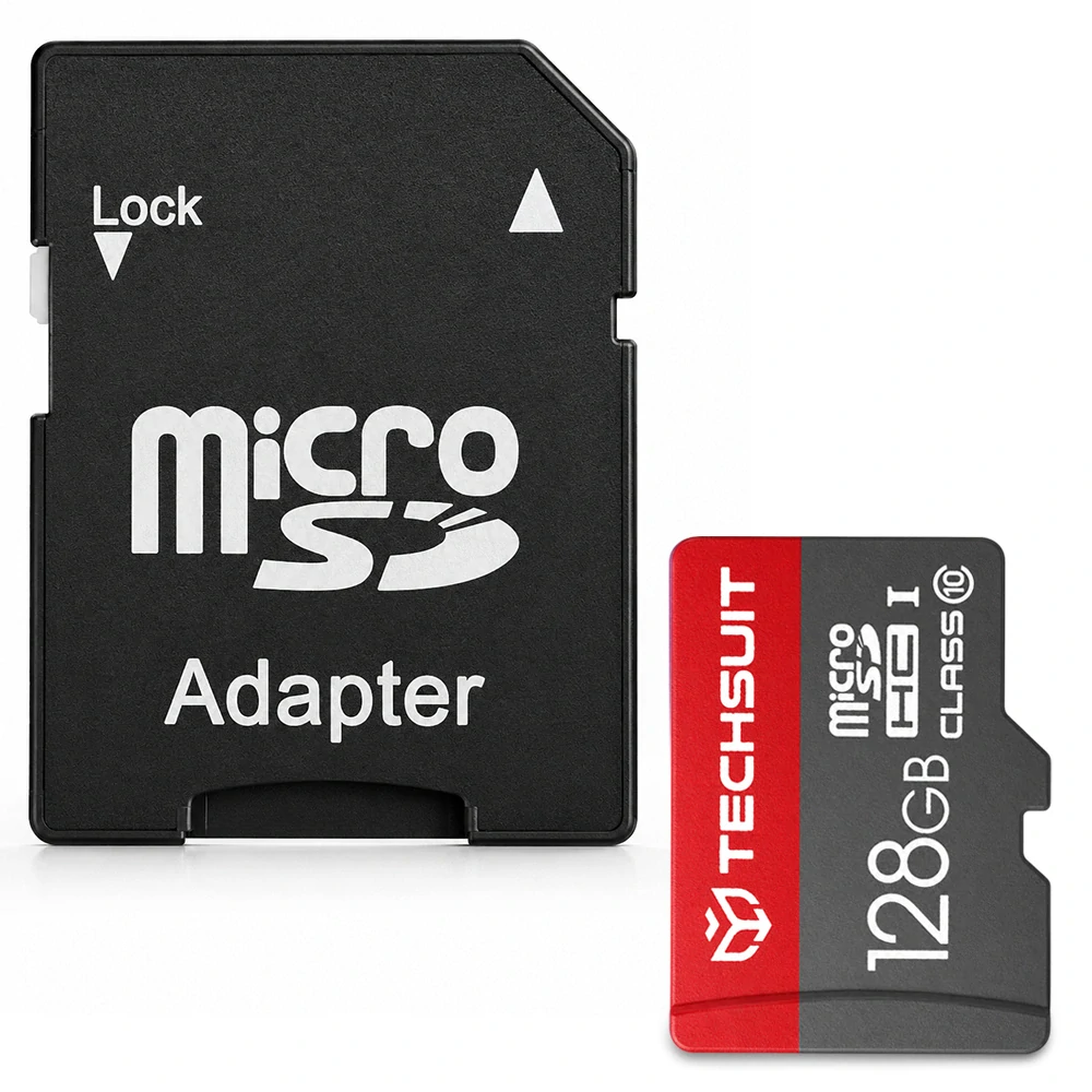 Paměťová karta Techsuit microSDHC 128GB + adaptér, class 10