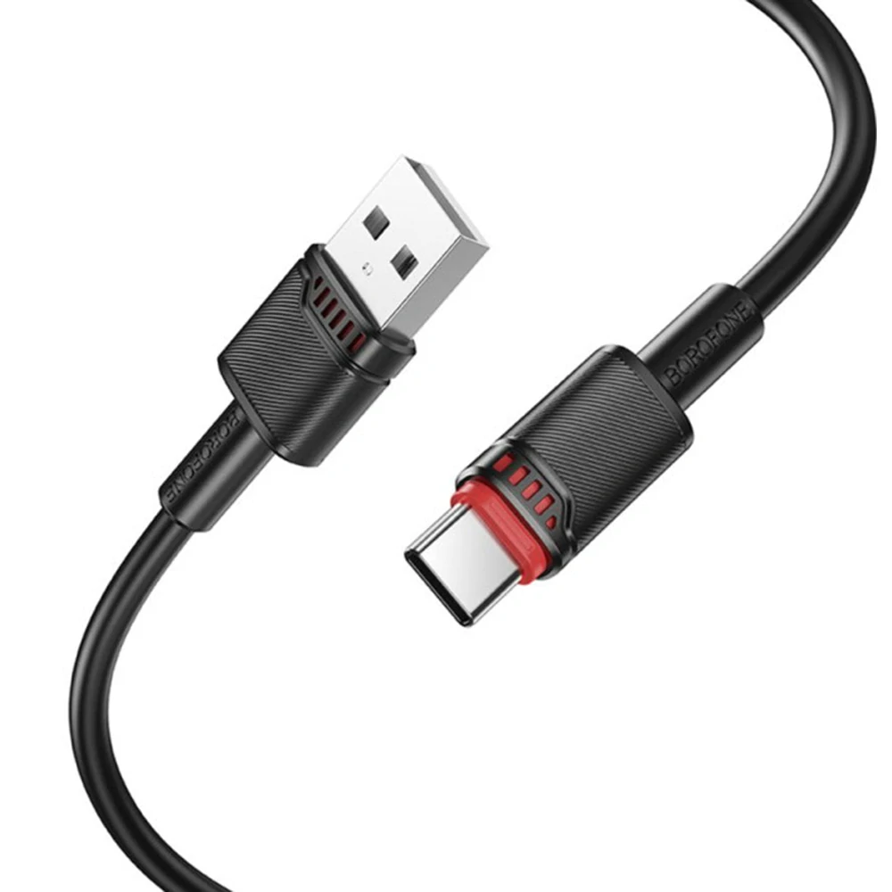 Datový kabel USB typ C 1m Borofone Beneficio Series (BX110) černý