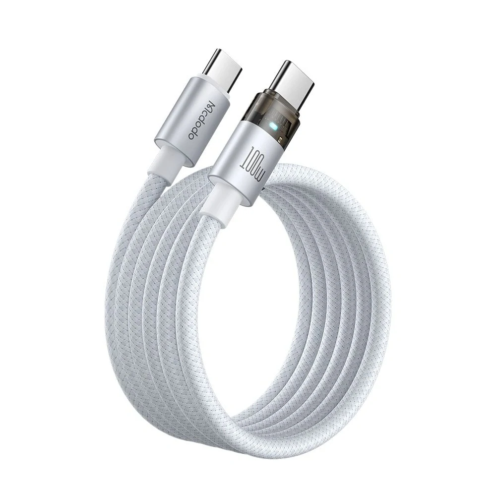 Datový kabel Mcdodo (CA-5582) USB-C na USB-C, 100W, 1.2m - bílý