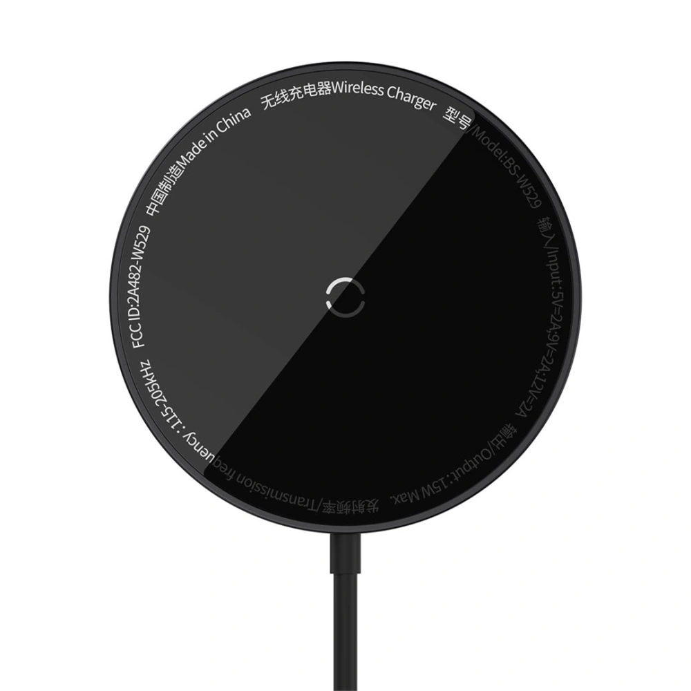 Bezdrátová nabíječka Baseus Simple Mini3 15W USB-C černá