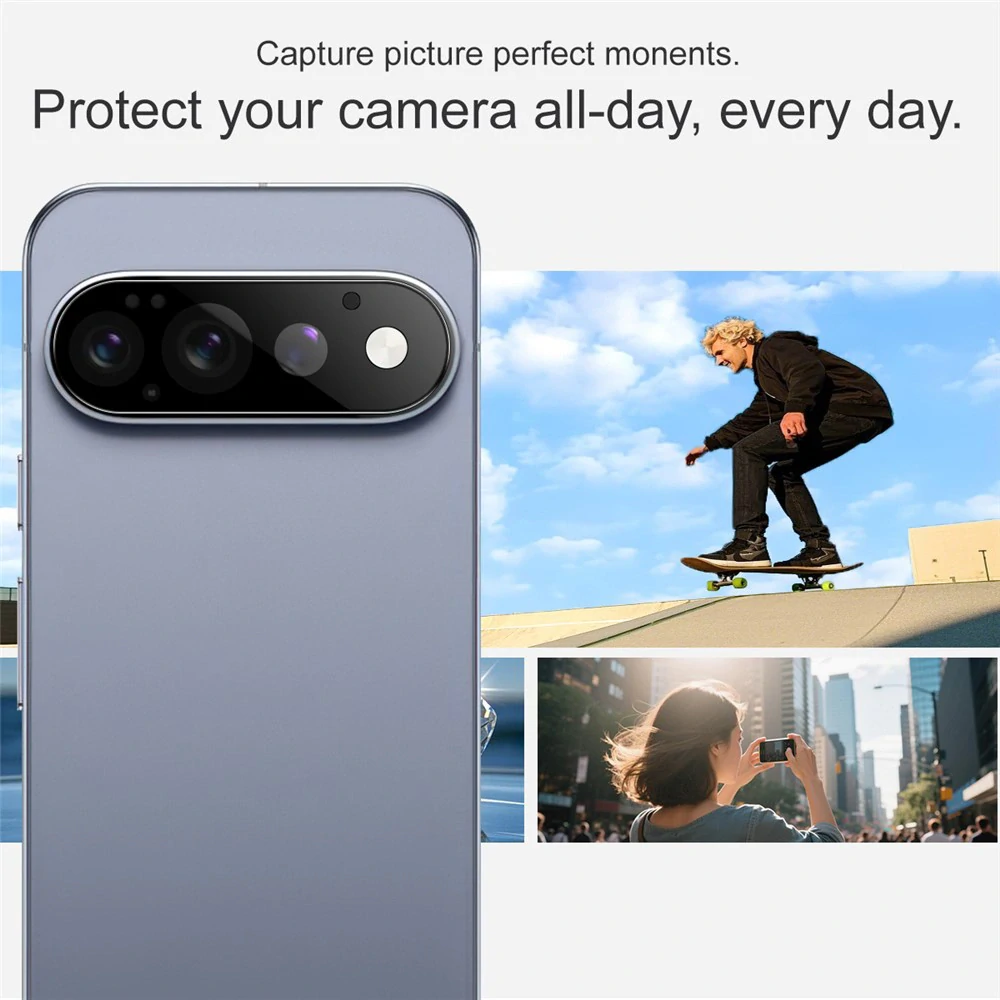 Sklo pro celý fotoaparát Google Pixel 11 Pro – černé