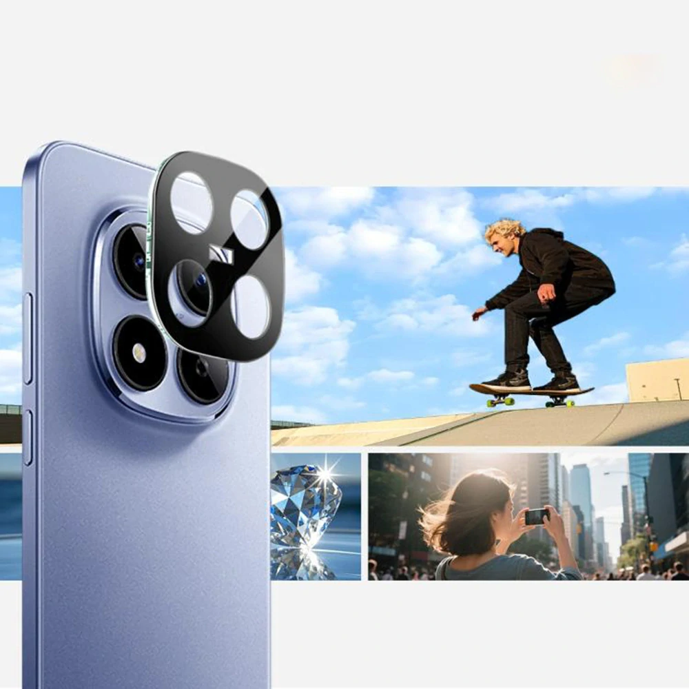 Sklo pro celý fotoaparát Xiaomi Redmi Note 15 Pro 4G – černé