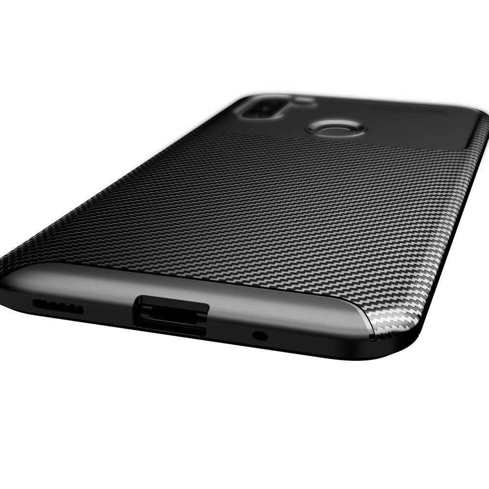 Kryt Samsung Galaxy A11 /M11 Armored Carbon Fiber black