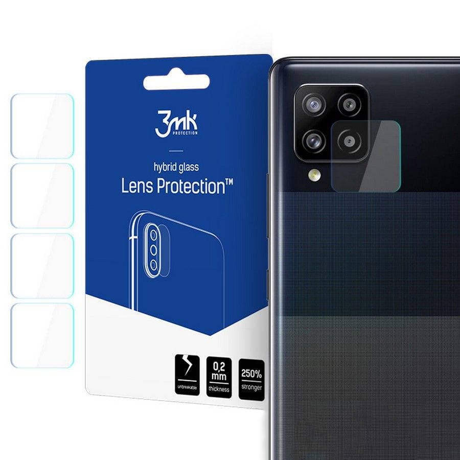 Tvrzené sklo Hybrid Glass na fotoaparát Samsung Galaxy A42 5G, 3MK Flexible Glass Lens