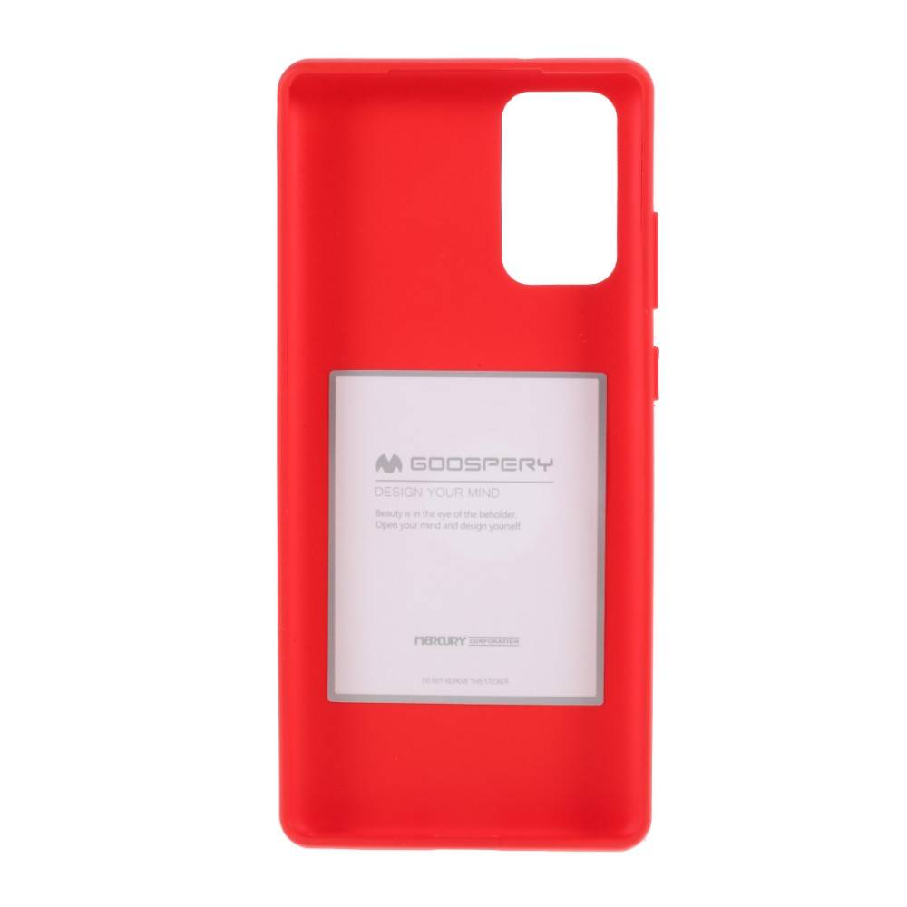 Kryt Samsung Galaxy NOTE 20 Soft Jelly Case Silicone červený