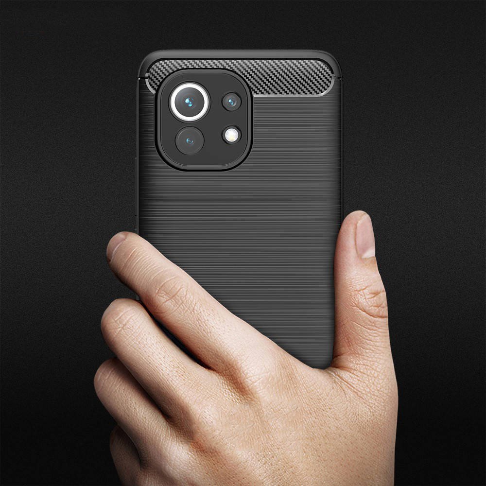 Kryt Xiaomi MI 11 Armored Carbon černý