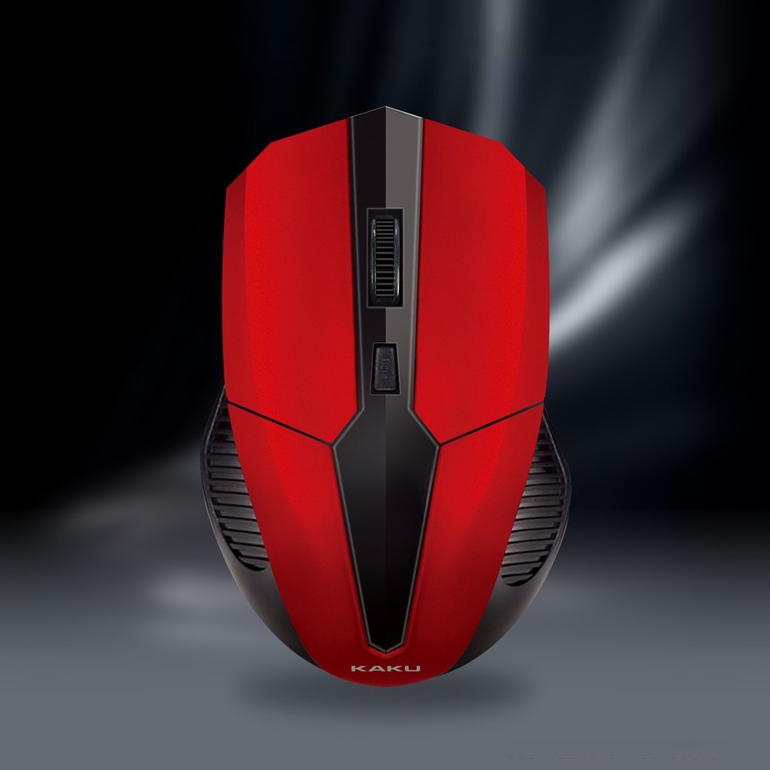 Bezdrátová myš KAKU KSC-378, čtyři tlačítka - červená