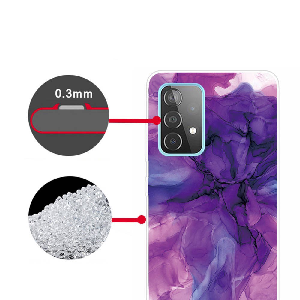 Kryt Samsung Galaxy A32 5G Slim Case Art TPU Protector Marble Pattern Style L