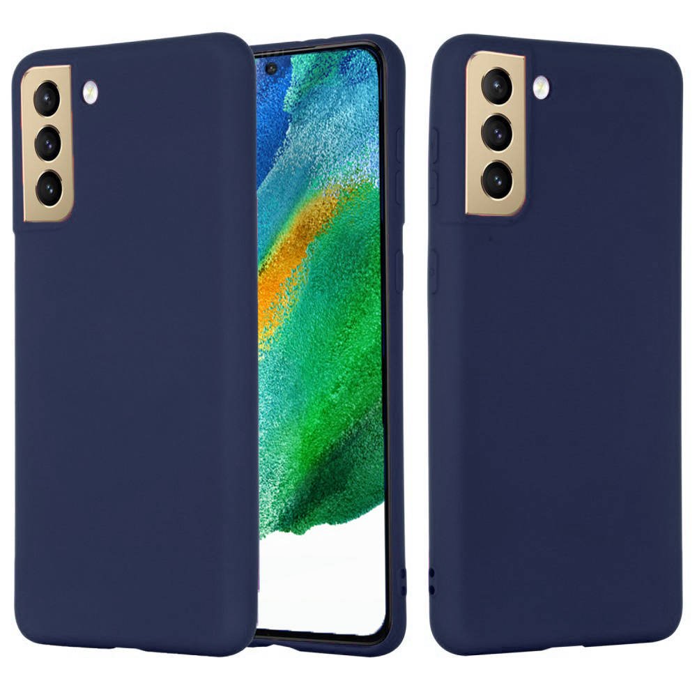 Kryt Samsung Galaxy S21 FE Silicone case modrý