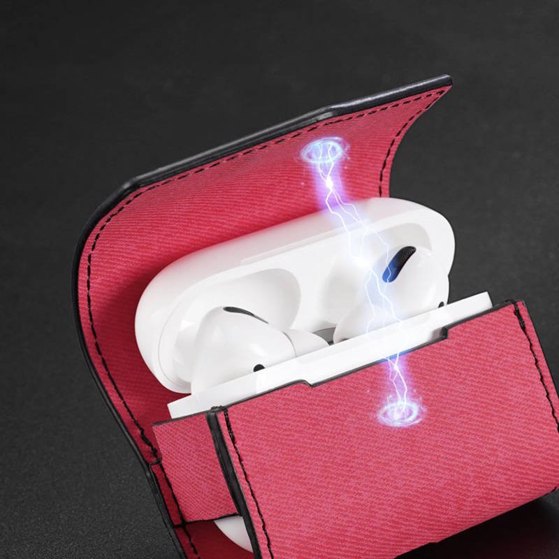 Pouzdro pro APPLE AIRPODS PRO Dux Ducis Mix Series červené