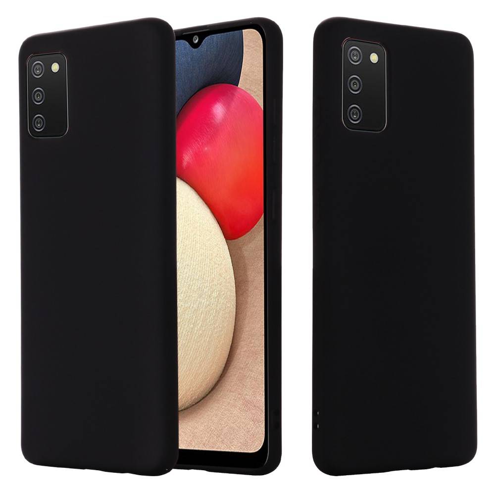 Kryt Samsung Galaxy A02s Silicone case černý