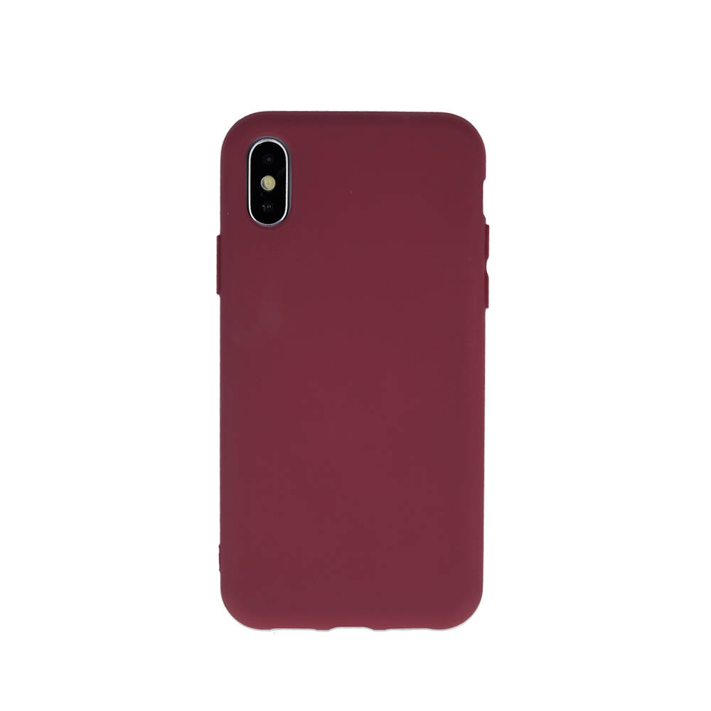 Kryt Motorola Moto E7 Power Silicone case burgundy