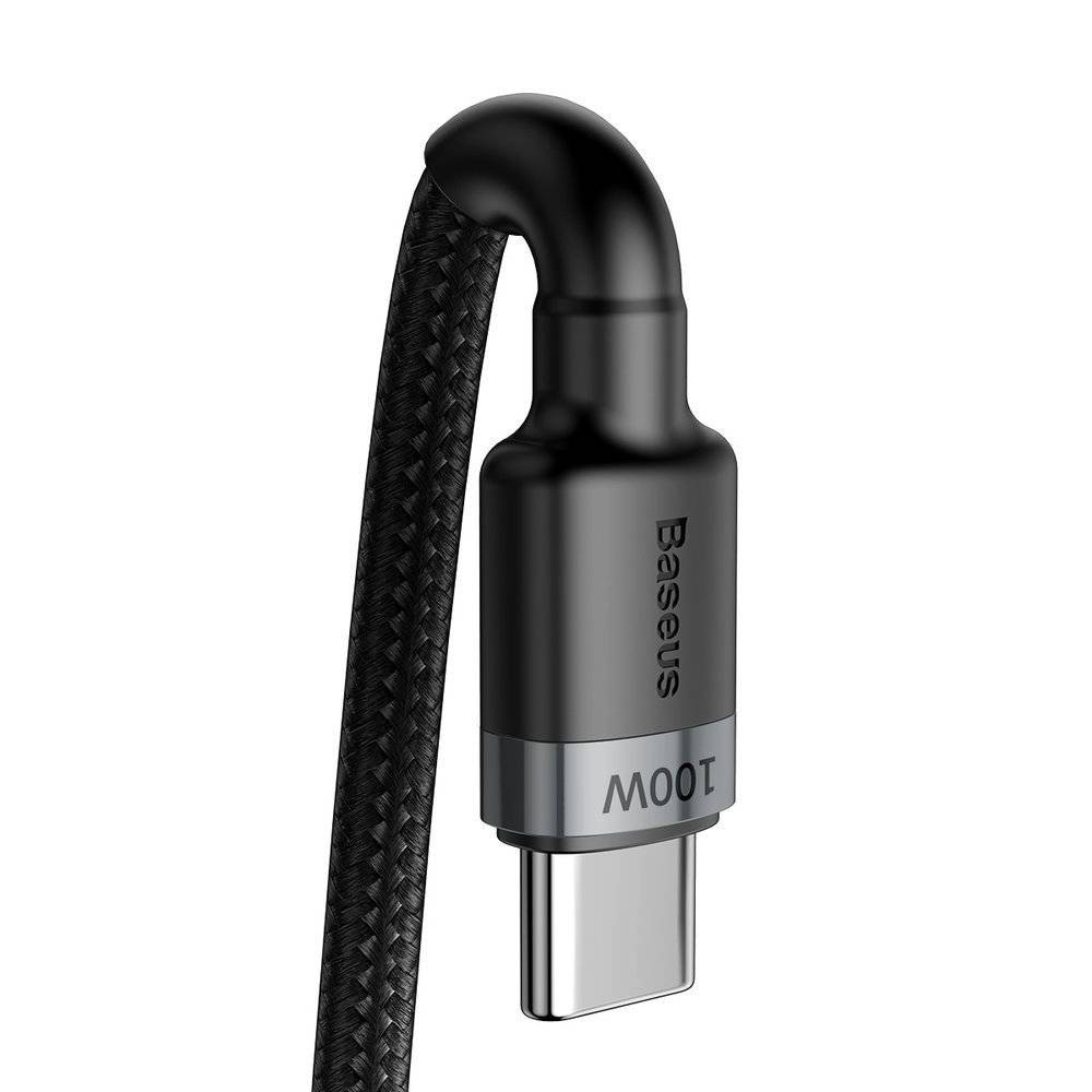 Datový Kabel 60W 5A 2m USB-C na USB-C PD 100W Baseus TYP C Quick Charge 3.0 černý