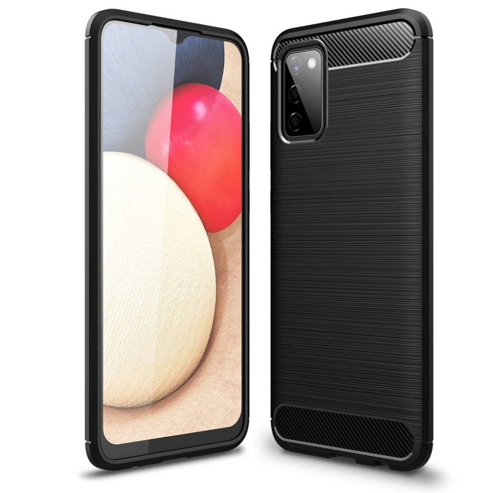 Kryt Samsung Galaxy A02s Armored Carbon black