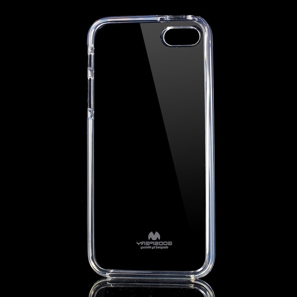 Kryt iPhone 5 Jelly Case Mercury silicone transparentní